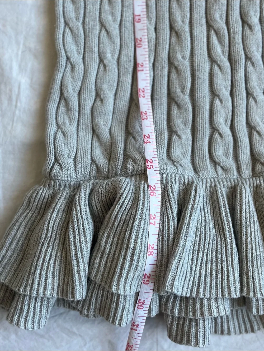 cable knit sweater dress